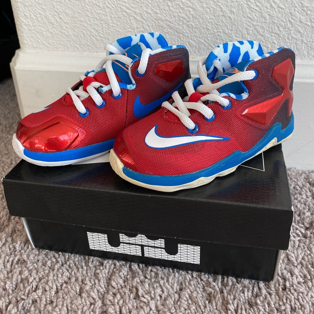 NIB Kids Nike Lebron XII (TD) in size 7c
